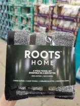 Canadian direct mail Roots Beavers face towel 2 wipes hands 2 faces