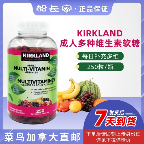[Новобранец Канада Прямая почтовая рассылка] Киркленд взрослый мультивитаминный подушка 250 капсулы