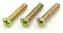 Flat Machine 2MM GB819 Painted Zinc Cross Countersunk Head screws M2 * 3 ~ M2 * 12