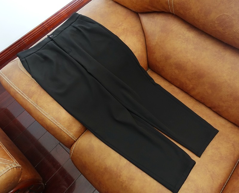 40 mmi weighs in real silk western dress pants female straight cylinder small foot spring and summer display slim working occupation to wear 90% long pants