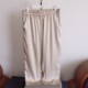 Mulberry silk versatile high-waisted cone-shaped eight-point foot pants