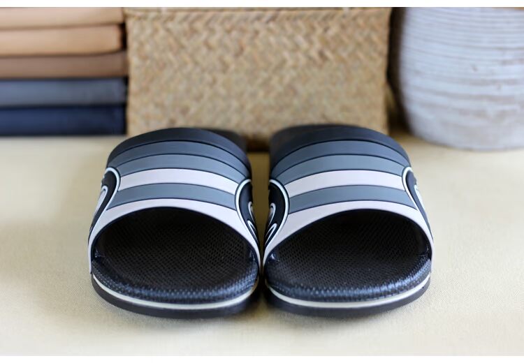 Cá mập biển khóa kéo mùa hè phiên bản Hàn Quốc của dép và dép nam trong nhà sàn mềm đáy trượt dép sandal nam hàng hiệu