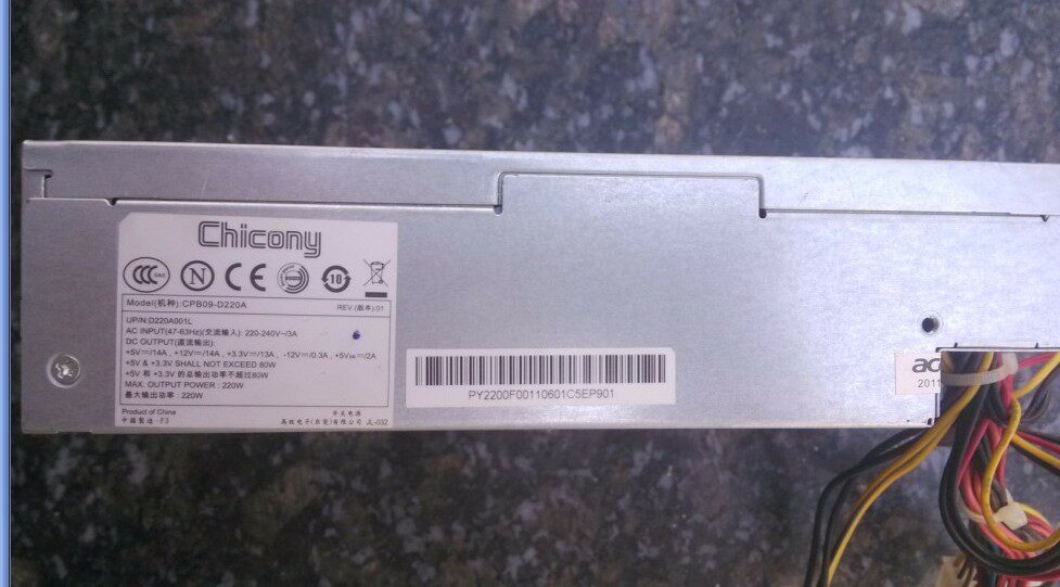 Original macro-base DPS-220UB-1 power supply PE-5221-06 CPB09-D220A gw-flx180