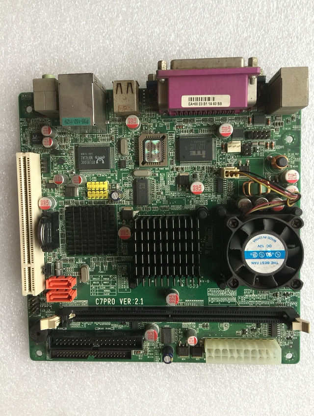 Original unloader 17 * 17 POS machine motherboard C7PR0 VER: 2 1DDR2 Low power consumption now