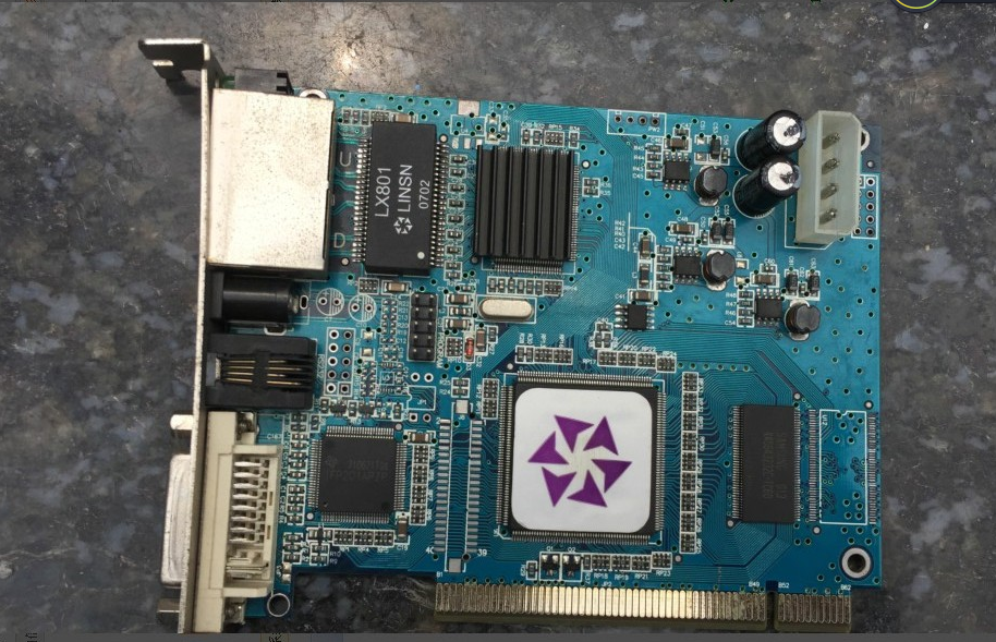 Original disassembly machine LINSN Lingxingyu LX801 DS701 LED display sending card Shanghai spot