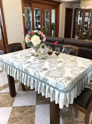 Custom European telescopic folding table set Western food tablecloth tablecloth table cloth table mat table mat