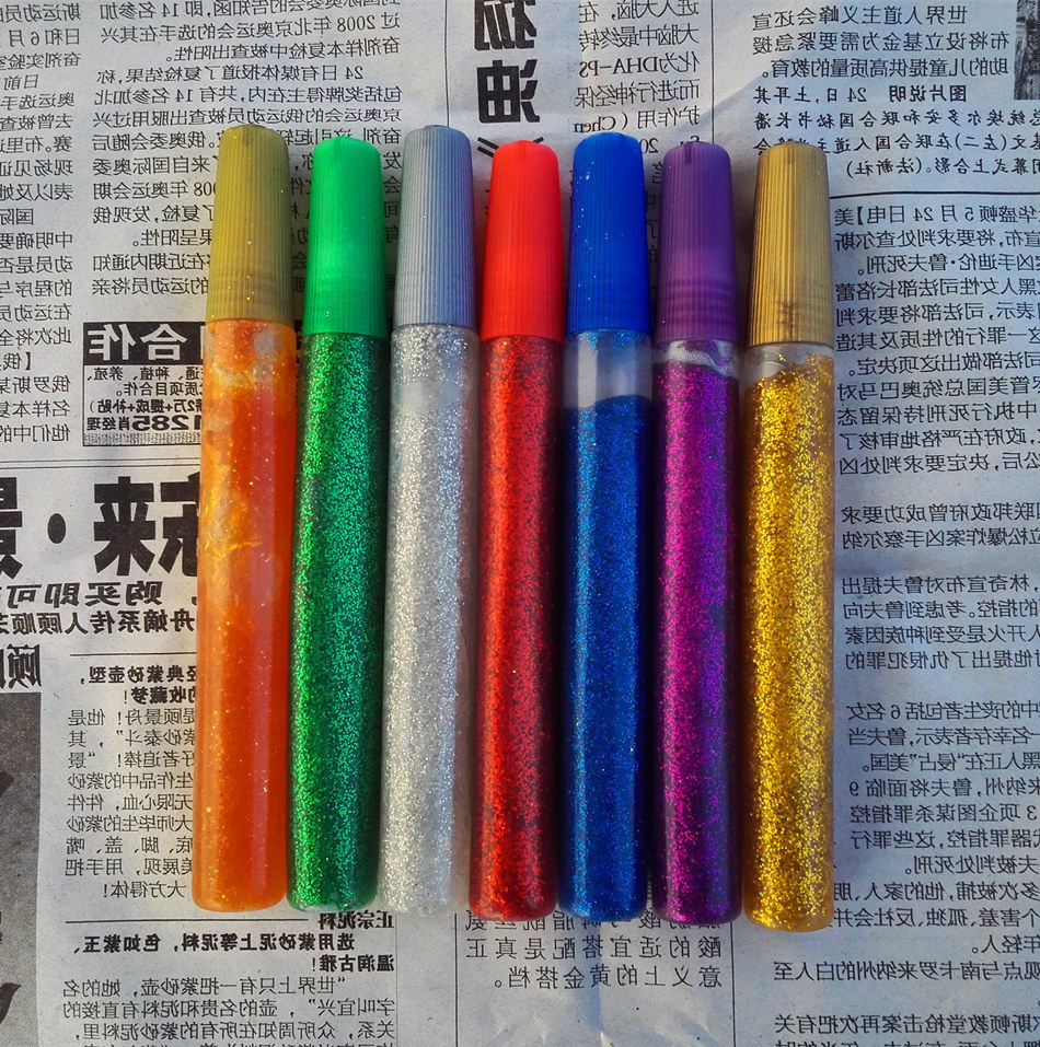 DIY handmade bright pen East hedge flower material 5 color handmade DIY