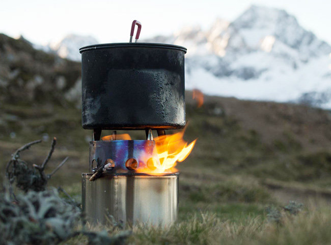] bushbuddy nomadics stove, the originator of double-layer wood gas stove
