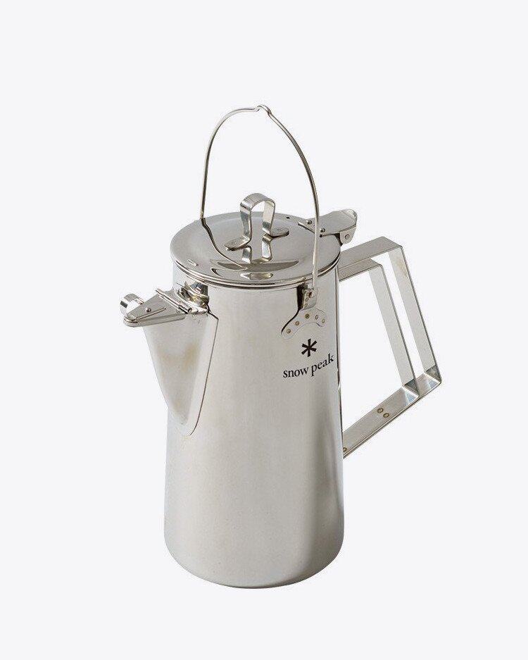 Stock Japan Snow Peak SnowPeak Kettle Classic Stainless Steel Kettle TeaPot Coffee Maker CS-270