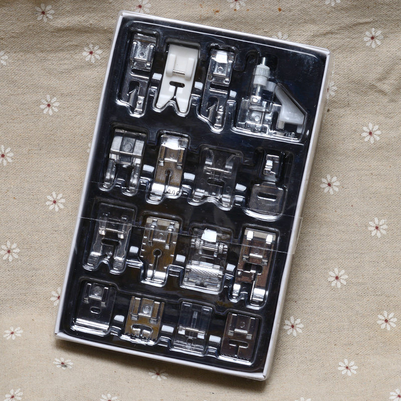Brother Brother Leap Butterfly brand home multifunctional sewing machine presser foot accessories 16 kinds of presser foot boxed