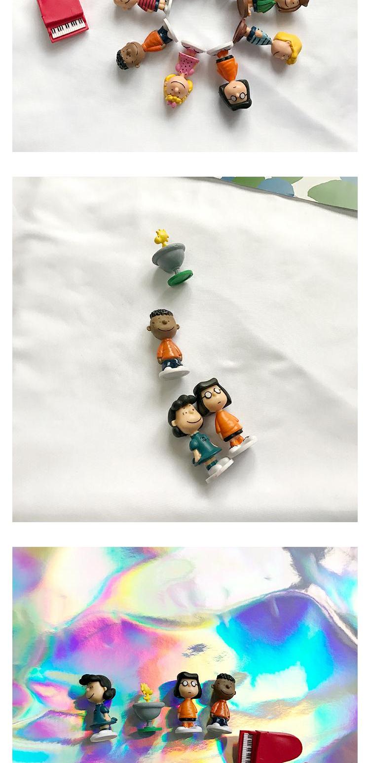 Ins cùng một đoạn Snoopy đồ trang trí nhỏ Charlie Brown cô gái búp bê trang trí tay búp bê để làm 12 mô hình - Trang trí nội thất đồ trang trí nhà cửa