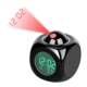 New Multifunctional Projection Clock Led Light Projection Alarm Clock Voice Projection Clock Projection Clock