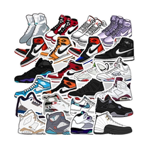 50 NOT REPEAT Suitcase Sneakers Sneakers Sneakers Cross Border Graffiti Waterproof Stickler Luggage Pull Rod Case Personality stickler