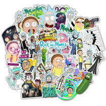 35 cartoon cartoon Rick and Morty funny stickers children's toys skateboard guitar cartoon stickers