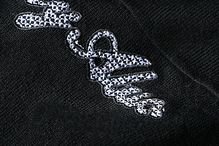 Áo len dệt kim cổ chữ V đặc biệt cho nam áo len 50 len cao cấp mùa thu nam mặc ngoài áo len thêu C608 - Hàng dệt kim