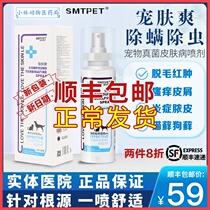 Flattering Compound Terbinafine Spray Pet Dog Mites Cat Moss Fungus Redness Skin Disease Eczema Black Chin
