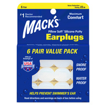 American MACKS silicone swimming ears anti-water earplugs soundproofing noise-proof male women noise reduction sleep
