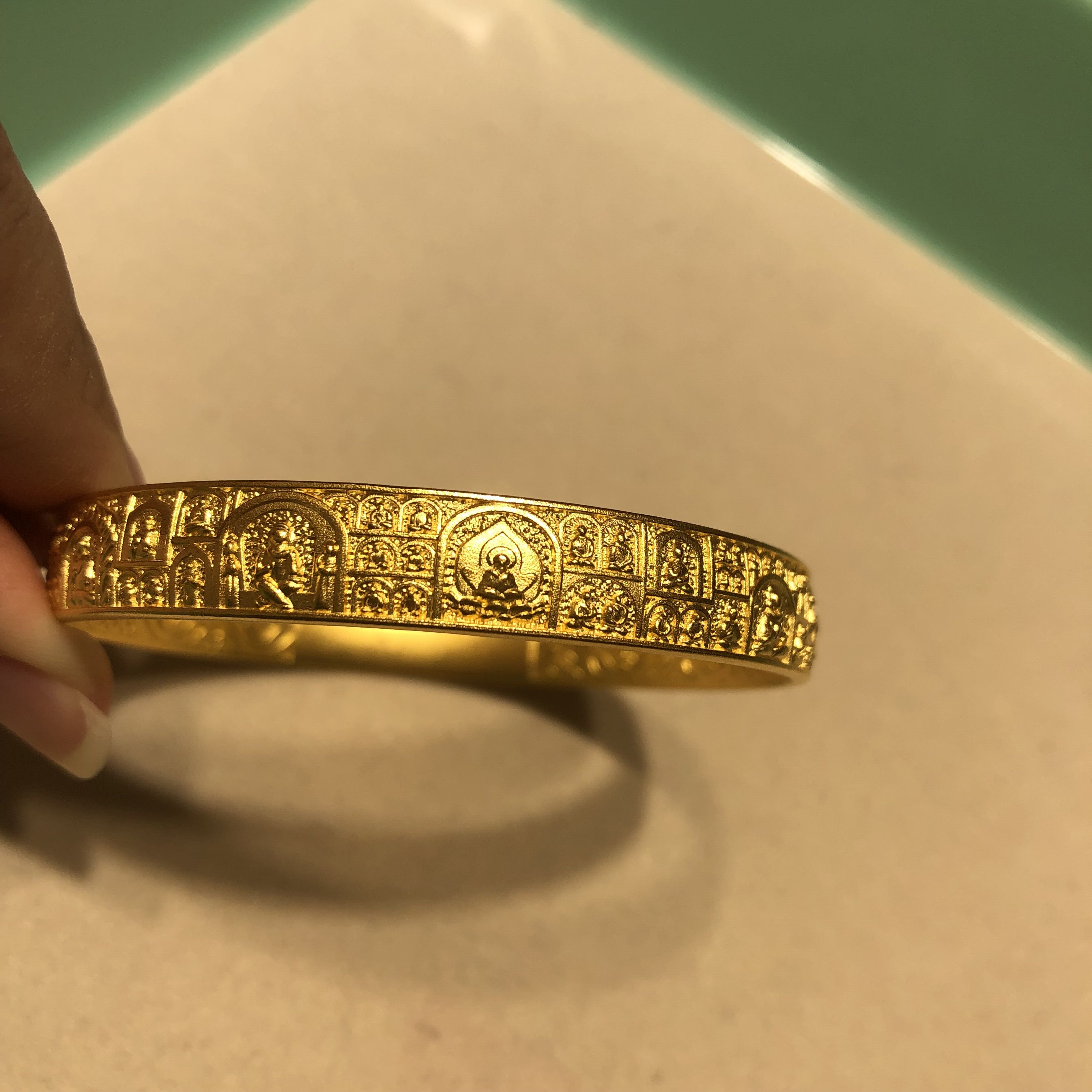 Everyone's altar ancient method handed down from generation to generation bracelet ancient method gold gold bracelet ancient method solid bracelet pure gold 999