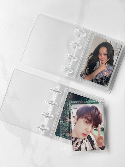 RINGNOTE明星小卡3寸/3.5寸拍立得一宫格小卡册ins风蘑菇款收纳册