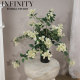 Artificial Bougainvillea Potted Plant with Floating Branches, Greenery, Fake Flower Ornament for Home Decoration, Indoor Display, Tabletop Flower, Living Room, Natural Look