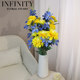 Handmade Artificial Flower Bouquet, French Natural Style, Mixed and Matched for Living Room Decoration, Ins-Style Home Desktop Flower Arrangement, Commercial Use