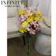 Handmade Artificial Flower Bouquet, French Natural Style, Mixed and Matched for Living Room Decoration, Ins-Style Home Desktop Flower Arrangement, Commercial Use
