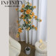 Artificial Bougainvillea Potted Plant with Floating Branches, Greenery, Fake Flower Ornament for Home Decoration, Indoor Display, Tabletop Flower, Living Room, Natural Look