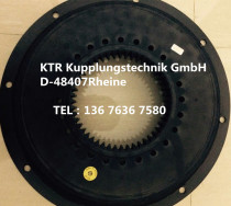 Boom pump truck ROGELBERG6116S-A-4-530KW Transfer case coupling Black rubber disc cushion
