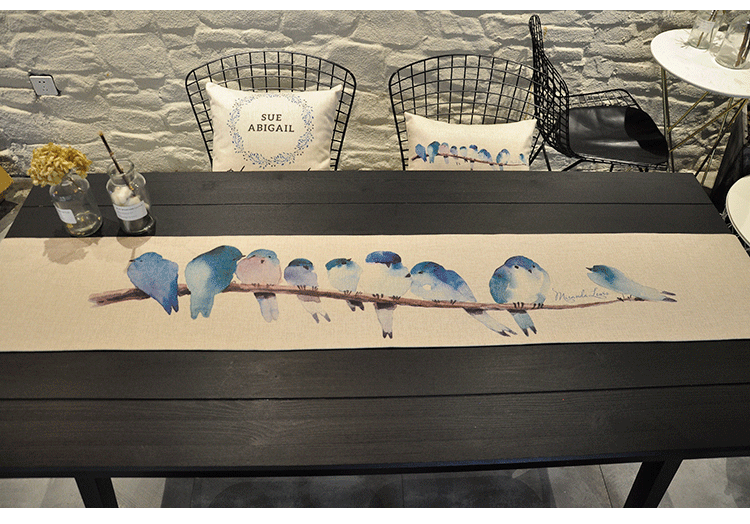 Bảng cờ Bắc Âu cotton linen khăn trải bàn hiện đại nhỏ gọn khăn trải bàn bàn ăn bàn cà phê Trung Quốc hình chữ nhật khăn trải bàn khăn trải bàn khăn trải bàn sang trọng