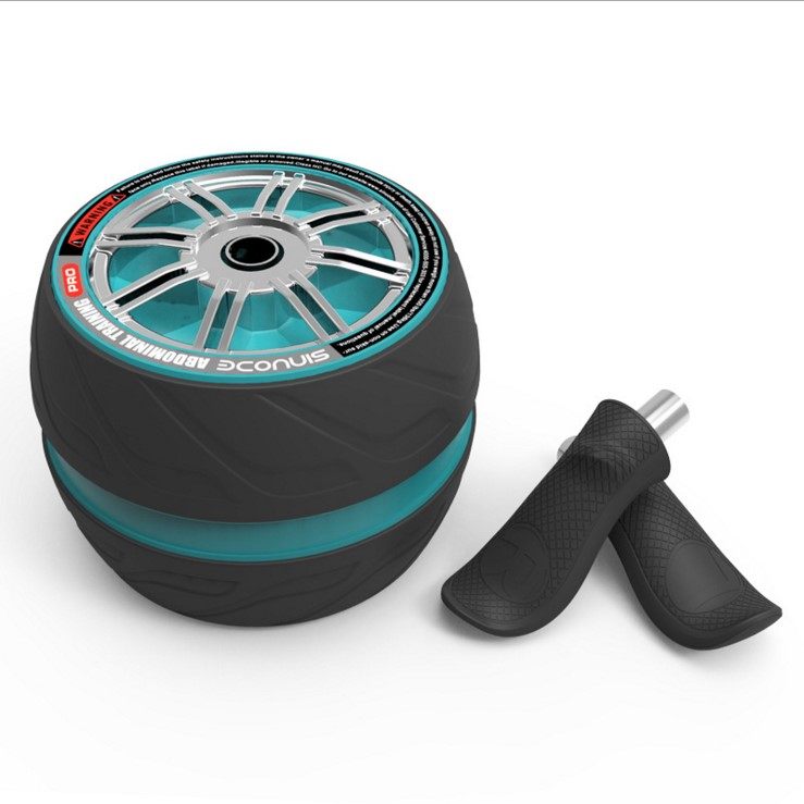 PIUS version of fitness equipment household with male and female abdominal muscle reduction stomach and abdominal peach hip roller rebound round belly wheel