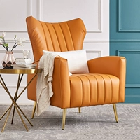 Тигровый стул № 31 [Orange Custom Leather 8815-02]