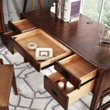 Дом Цинде Фресно Американский сельский сельский сплошной древесина многофункциональный хранение столока офисного компьютера.