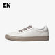 BK Bodi Kuqi 2024 ເກີບຜູ້ຊາຍພາກຮຽນ spring ເກີບ sneakers ຫນັງແທ້ຂອງຜູ້ຊາຍ breathable ແລະ versatile ເກີບສີຂາວແບບເກົາຫຼີເກີບບາດເຈັບແລະແນວໂນ້ມ