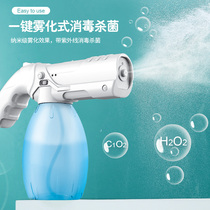 Handheld blue light nano spray disinfection gun wireless nebulizer Upgrade rechargeable portable atomization machine disinfection and sterilization