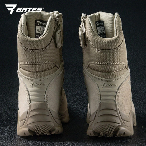 Высокие сапоги, износостойкий нескользящий тактический противоударный бортик с молнией, США