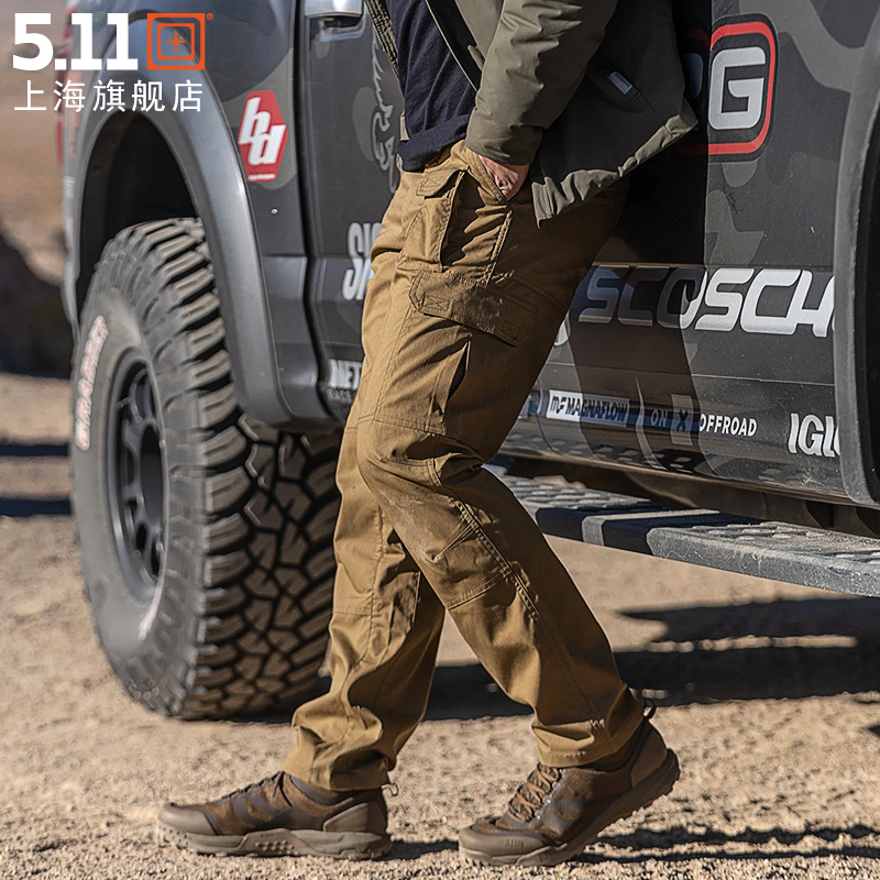 5.11 summer thin stretch abr tactical pants 511 wear-resistant multi-pocket outdoor casual pants military fans slim combat pants