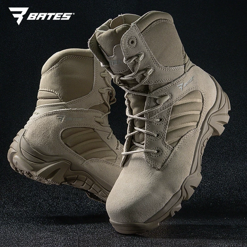 Высокие сапоги, износостойкий нескользящий тактический противоударный бортик с молнией, США