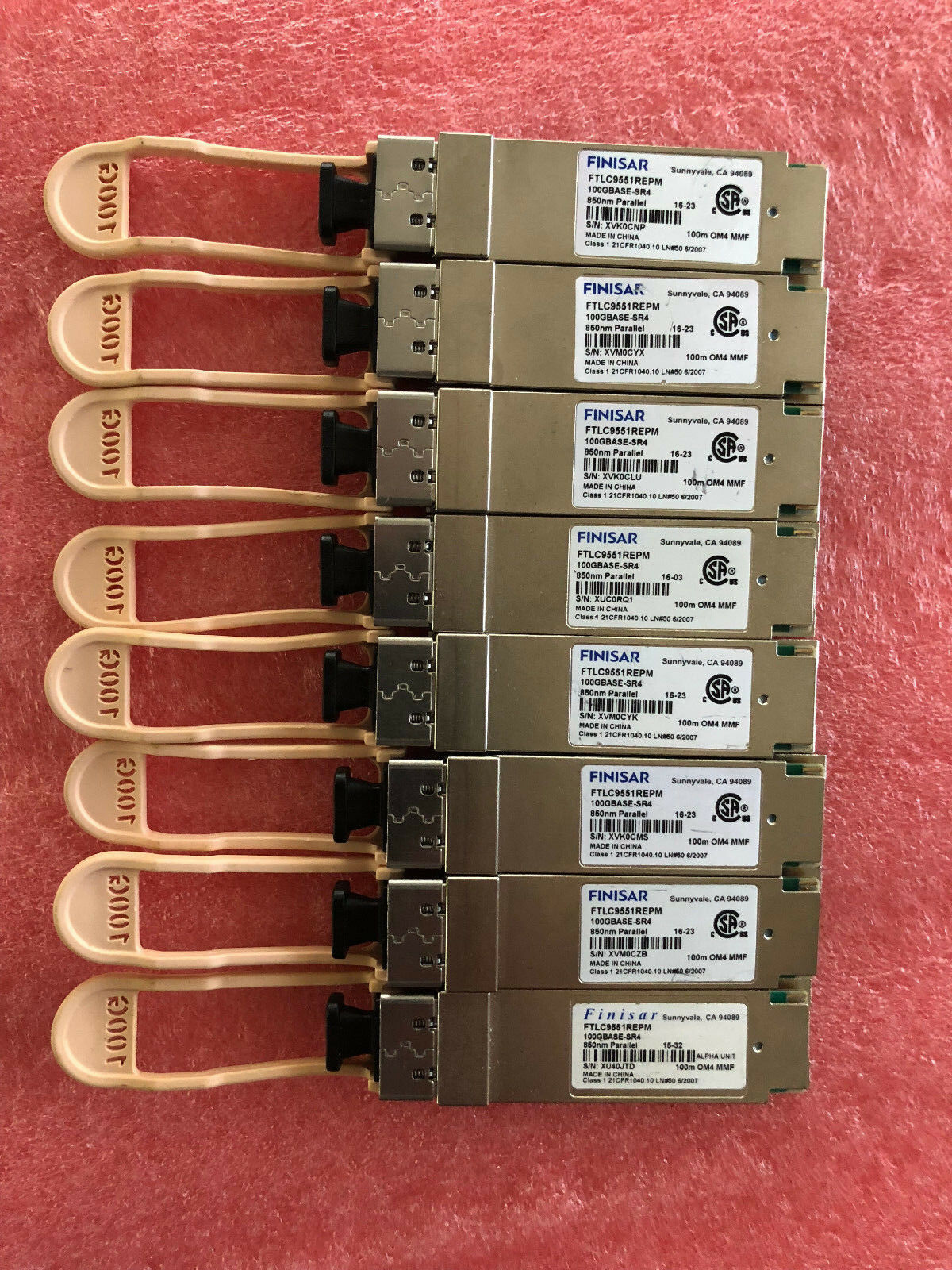 Original FINISAR optical module QSFP28-100G-SR4-850nm-100m FTLC9551REPM