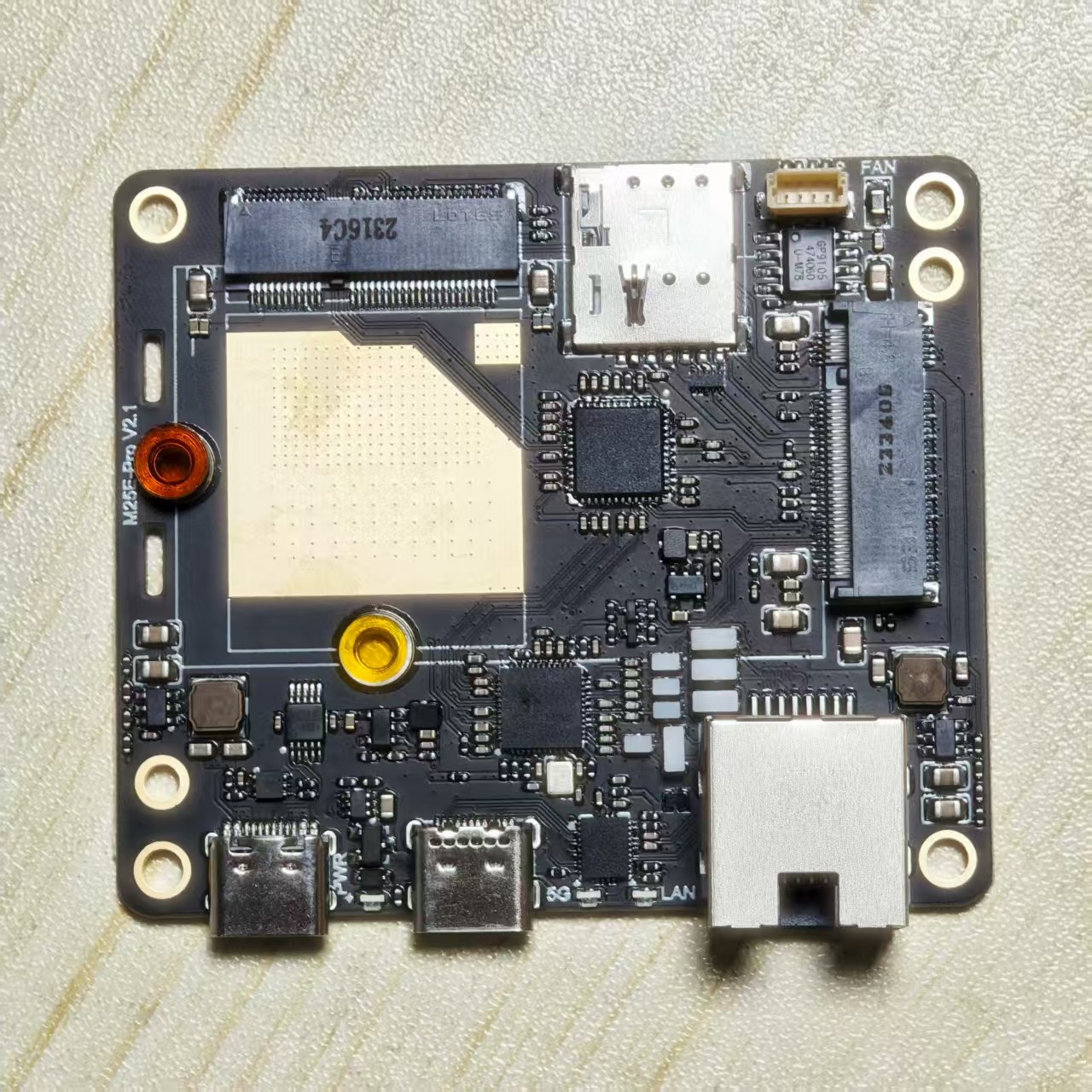 5G network adapter board M25e Pro RM500U dedicated 2.5G network interface and WIFI 6 support NFA765