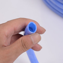 Water pipe PVC transparent plastic pipe hose household washing leather pipe two and four points of 1 inch rubber soft water pipe