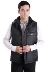 Áo vest nam trung niên cotton không tay vest nam trung niên dày áo ấm đứng cổ áo vest mùa thu và mùa đông cha quần áo cotton