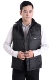 Áo vest nam trung niên cotton không tay vest nam trung niên dày áo ấm đứng cổ áo vest mùa thu và mùa đông cha quần áo cotton áo khoác giả vest nam hàn quốc