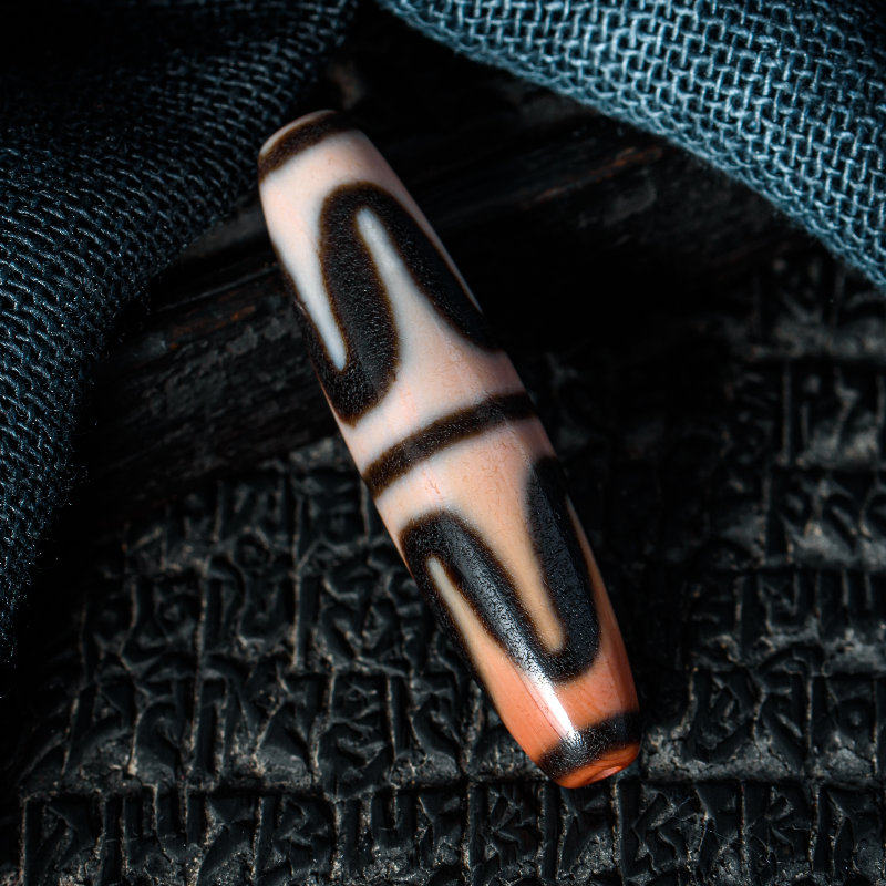 Natural old material to pure genuine products full of sand Tibet Tianzhu necklace with double tiger tooth tianzhu pendant male and female accessories