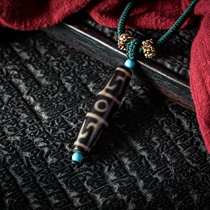 Collection Canine Natural Old Stock Boutique Zhu Sanlian Teacher Fart Tianzhu Necklace Pendant Men And Women With Collarbone Chain Accessories