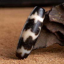 Tianzhu raw stone nine-eye necklace pendant bracelet accessories natural Tibetan authentic Wufu to pure old celestial beads