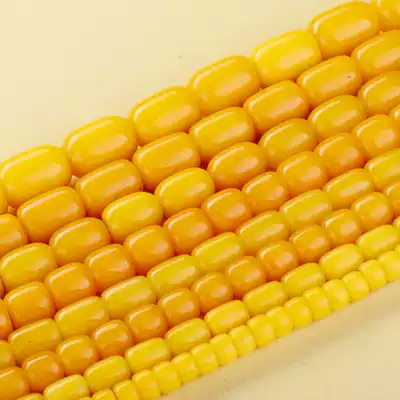 Topaz bone marrow loose beads Agate beads Hand string Bead accessories Spacer piece Wen play Buddha beads accessories Barrel beads Jewelry accessories