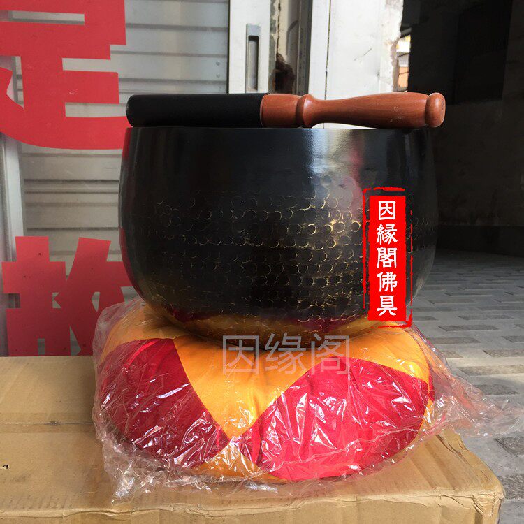 Buddhist Supplies Wood Fish Zhengzong Taiwan Copper Stones 10 Inch of Inch Copper 12-inch Taiwan Hands Beating