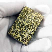 Fireworks custom zippo205 Frosted kerosene lighter American original DIY Zippo carved with liner
