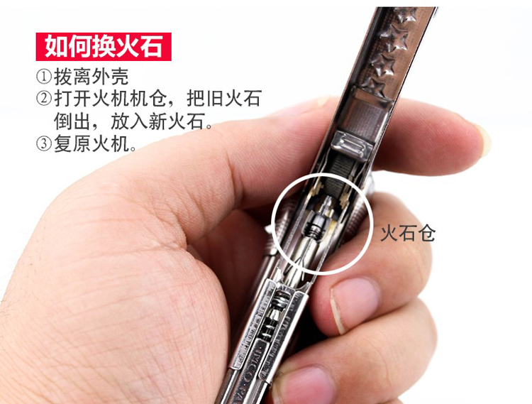 Thương hiệu Áo IMCO thích dầu hỏa mát mẻ nhẹ hơn retro kiểu cũ cách gió 6700 năm sao gai điểm sáng tạo - Bật lửa hột quẹt sạc điện