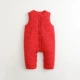 Marcjanie Mark Jenny mùa đông mới cho bé jumpsuit không tay nam và nữ kho báu cotton liner 81051